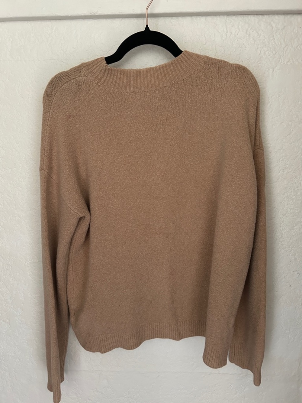 & Other Stories Camel Crewneck Sweater - Picture 3 of 4
